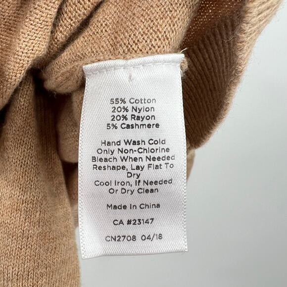 Talbots button front cardigan & shell tank bundle cashmere blend large petite - Picture 9 of 9